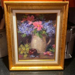 Contemporary still life painting.